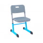 Стул ученический NOMAD регулируемый по высоте (рост 3-7) Голубой/Серый_3680939