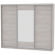 Шкаф-купе B-230х270х60-1(ЯШС-D7D8D7)_356616