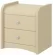 Тумба прикроватная с 2-мя ящиками №3 Бежевая_200398