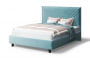 Кровать МИРА 2000*1400мм (на опорах), велюр NEO 22 (бирюзовый), (б/основания, б/матраса)_873200
