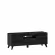 Тумба под ТВ Бруклин 1200 с опорами Черный глянец_253703