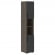 Шкаф-колонка с глухими малыми дверьми (правый) VELION VHCS 40.4 R Яшма черный Дуб Сильвер_2988822