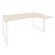 Стол эргономичный правый на О-образном м/к ONIX O.MO-SA-4R Денвер Светлый/Белый_242156