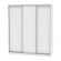 Шкаф-купе B-230х200х60-2(Белый-D9D9D9)_356193