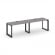 Стайл Проджект Рабочая станция односторонняя SN-59O.ORS-004 Серый Пепел/Металл Черный/Заглушка Пласт _3820383