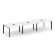 Стайл Проджект Стол переговорный SN-59P.SPRG-052 Белый/Металл Черный 3540*1180*750 _3819460