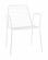 Стул Дели с подлокотниками металл Белый_1466333