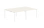 Бенч-система 4-местная EDIS EUWST 2316 Ясень Траун Белый_3634541