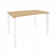 Стол рабочий на П-образном м/к ONIX O.MP-SP-2.7 Тиквуд Светлый/Белый_252063