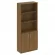 Шкаф высокий широкий (2 низкие двери ЛДСП) NOVA S В.СТ-1.1 Орех Гварнери_226284