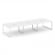 Стайл Проджект Рабочая станция двухсторонняя SN-59O.DRS-071 Белый/Металл Белый/Белый Заглушка 2940*1 _3857569