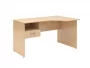 Стол письменный правый SET140-1 R c подвесной тумбой Дуб Cонома Cветлый_170665