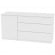 Комод Калисто(K46)699х1352х468PUSHtoOPEN(Белый)_361142