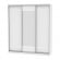 Шкаф-купе B-230х200х60-2(Белый-D9D10D9)_356232