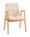 Стул обеденный Philo с деревянными ножками бежевый_2142079