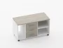 Тумба подкатная с нишей и полкой Deka 9.05.03Л Дуб Сантана светлый/Белый_91838