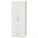 Шкаф распашный R-230х90х45-4(ДСС-Белый)_350376