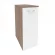 Тумба высокая выдвижная приставная / опорная ONIX O.VTPO-7 Дуб Аризона/Белый_241296