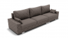 Диван Мартин-2 угол левый/правый (ЗР) Цвет фасада: Серо коричневый; Тип: Левый/правый; Материал фасада: Металл/Велюр_867614