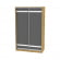 Шкаф-купе B-230х135х60-2(ДВ-Графит-D9D9)_362162