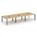 Стайл Проджект Рабочая станция двухсторонняя SN-59P.DRS-064 Тиквуд Светлый/Металл Черный/Черный Загл _3817203