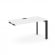 Стайл Проджект Стол-приставка к опор. элем. SN-59P.OPRS-014 Белый/Металл Черный/Черный Заглушка 1580 _3861423