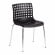 Стул SKALBERG (mod. C-084-A) металл/пластик, 46 х 56 х 79 см, Black (черный) / Chrome (хром)_372549