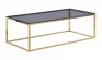 Журнальный стол ТАУН 120x60 Золото (стекло smoke)_194218