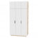 Шкаф распашный Аврора(H23)2322х1201х540(ДСС-Белый)_360169