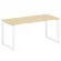 Стол письменный на О-образном м/к METAL SYSTEM БО.СП-4 Акация/Белый_247004