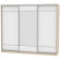Шкаф-купе B-230х270х60-1(ДСС-Белый-D7D8D7)_356619