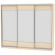 Шкаф-купе B-220х270х60-2(ДМ-D8D8D8)_359026