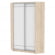Шкаф-купе YA-230х1250-4(ДСС-Белый-D1D1)_345398
