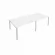 Переговорный стол (2 столешницы) Metal System Б.ПРГ-2.3 Белый/Серый_243402