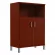 Стеллаж с дверью ДСП В420.2 Бургунди_19171
