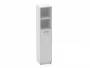Шкаф 4 узкий  2 полки открытые, 3 полки закрытые Deka 10.19.13Л Белый_176278