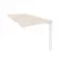 Стол-приставка двойной на П-образном м/к к опорным элем. ONIX O.MP-D.SPR-0.8 Денвер Светлый/Белый_240995