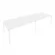 Переговорный стол (2 столешницы) Metal System Б.ПРГ-2.5 Белый_243427