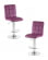 Стул барный DOBRIN KRUGER (фиолетовый) 2 шт_3636546