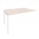 Проходной наборный элемент переговорного стола ONIX O.MP-NPRG-3 Денвер Светлый/Белый_241211