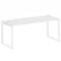 Стол письменный на О-образном м/к METAL SYSTEM БО.СП-5 Белый/Белый_247020