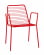 Стул Дели с подлокотниками металл Красный_1466336