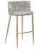 Стул барный DOBRIN EMMA GOLD (светло-серый велюр (135-37))_415601