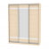 Шкаф-купе B-220х180х60-3(ДМ-D9D10D9)_358454