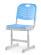 Стул ученический пластиковый регулируемый (рост 5-7) Голубой_3682447