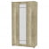 Шкаф распашный Алиса(H5_M)2230х1200х540ручкаскоба96мм(ДКМ)_361972