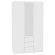 Шкаф распашный R-230х135х45-3-PO-M(Белый)_352951